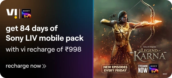 get 84 days of Sony LIV mobile pack